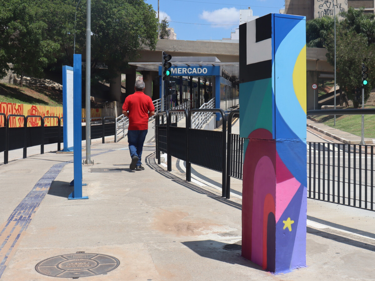 Projeto BRT Arte leva mais cor para o Terminal BRT Mercado em Campinas