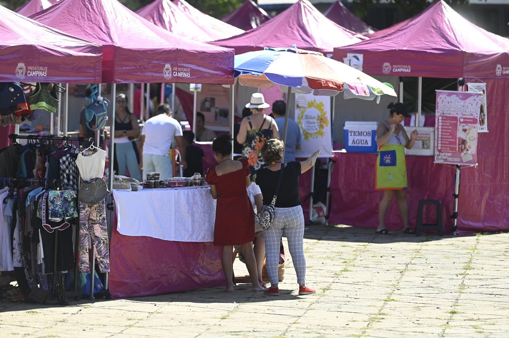 Feira da Mulher Empreendedora acontece entre hoje e domingo na Praça Carlos Gomes em Campinas