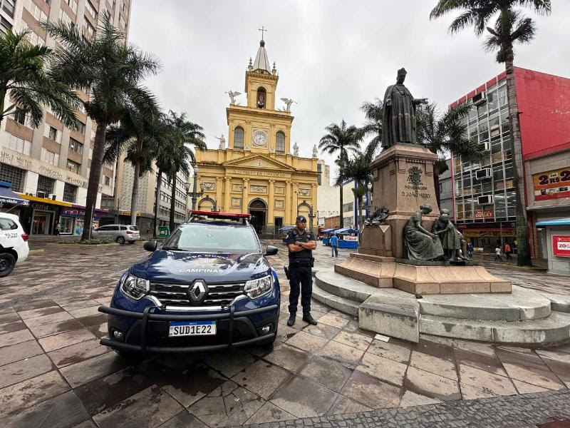 Guarda Municipal de Campinas dá início à Operação Natal Mais Seguro no Centro da cidade