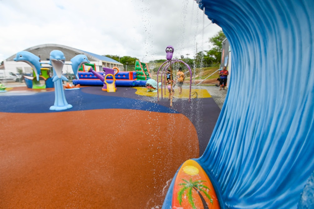 Parque Molhado já recebeu mais de 1500 visitantes em Campinas