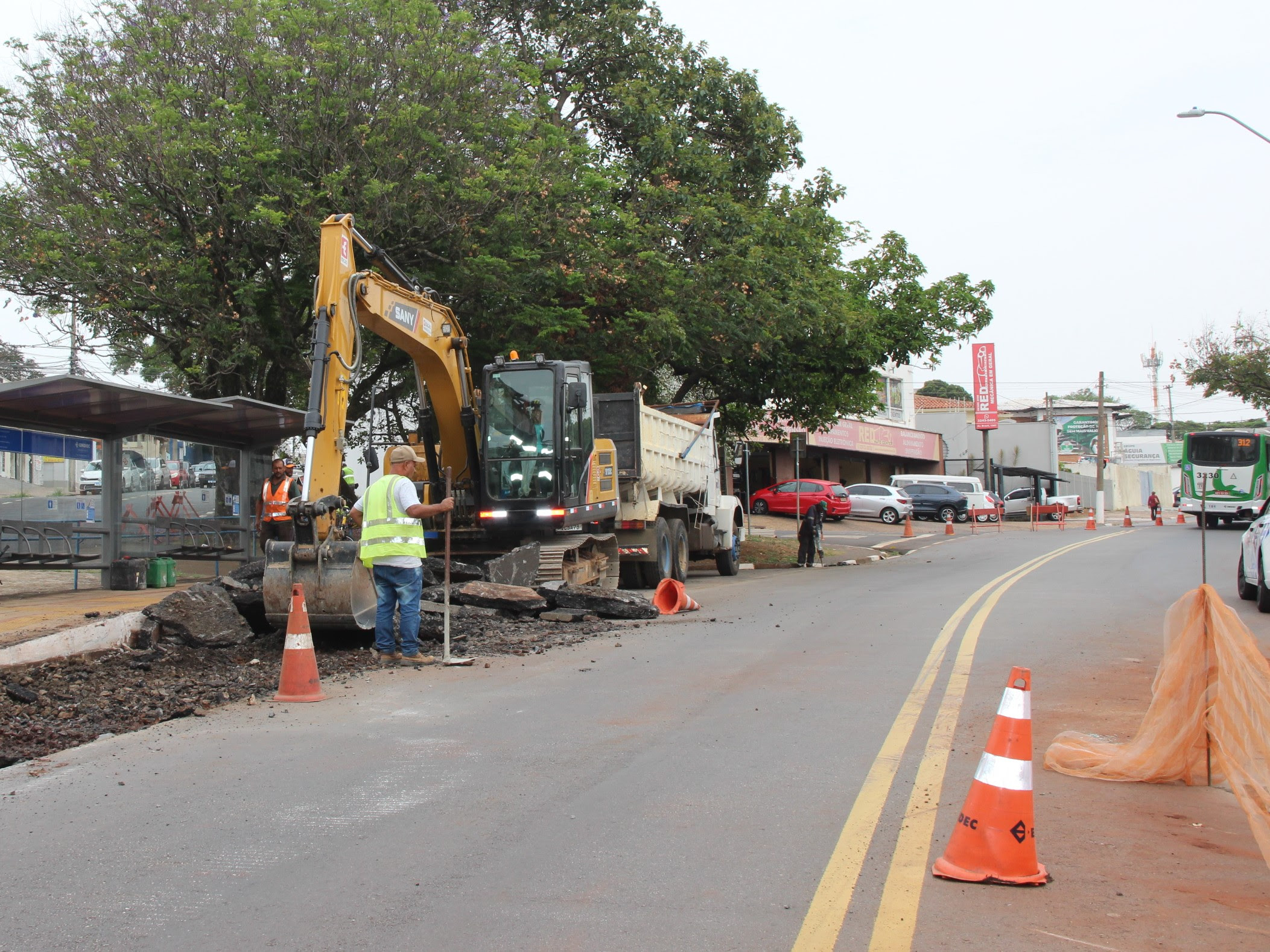 Obras de concretagem de ponto na Av. Benjamin Constant bloqueia trecho da via a partir de hoje