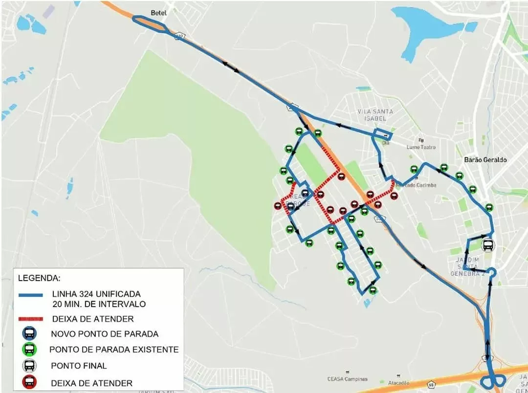 Fechamento do trevo do Real Parque provoca mudança em linhas de ônibus; 320 será suspensa