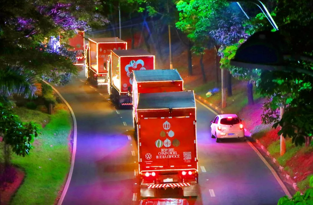 Caravana de Natal da Coca-Cola será nesta quarta em Campinas, com novo itinerário. Confira o trajeto inteiro