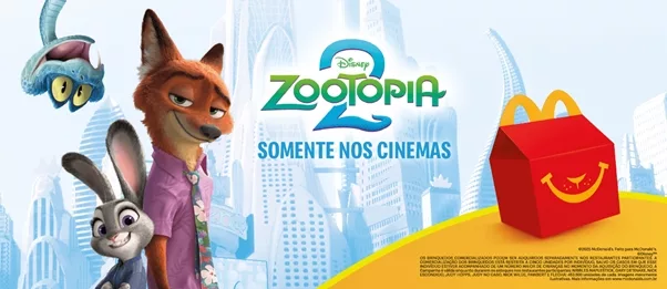Lançamento: McDonald’s traz brinquedos de Zootopia 2 ao McLanche Feliz