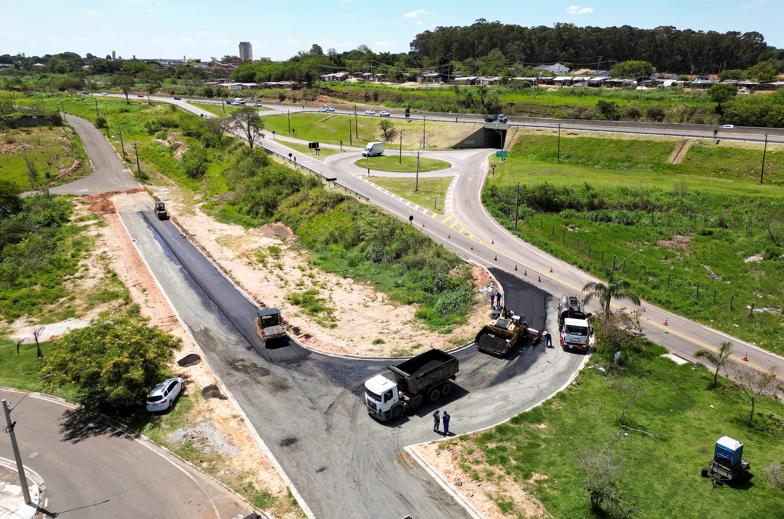 Novo acesso ao Pq. Santa Bárbara é concluído