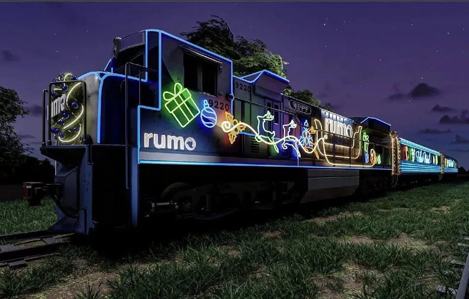 Trem Iluminado de Natal passa por Campinas neste final de semana